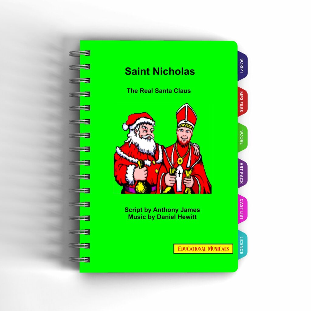 The front page of the musical Saint Nicholas