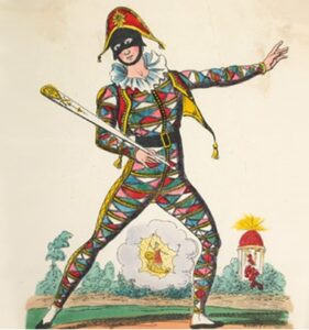 Drawing of the Harlequin