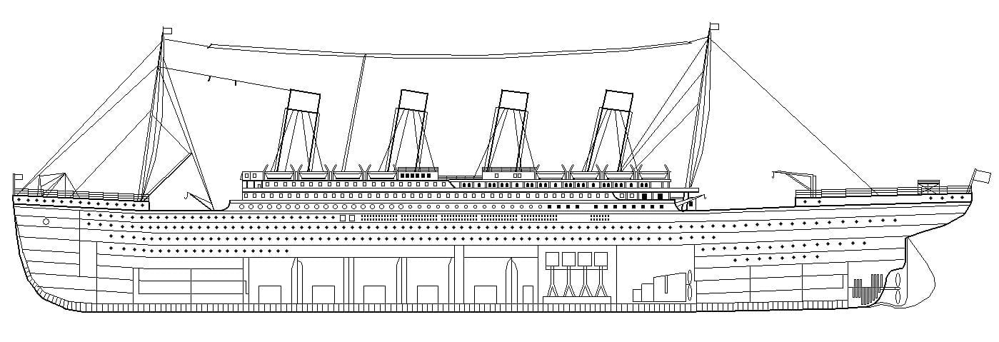 The Titanic – before the Ice Berg