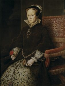 Tudor History resource a painting of Queen Mary