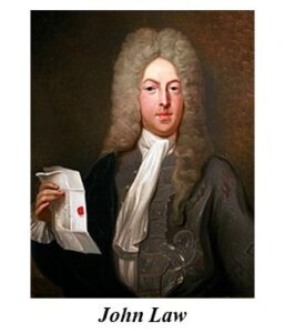 A painting of John Law